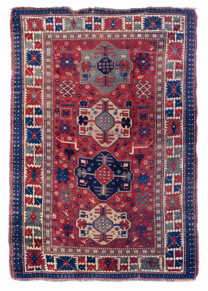 A Kazak rug late XIX century  - Auction Fine Carpets - Cambi Casa d'Aste