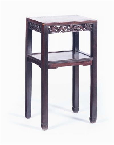 Alzata in Legno, Cina, Dinastia Qing, XIX Secolo