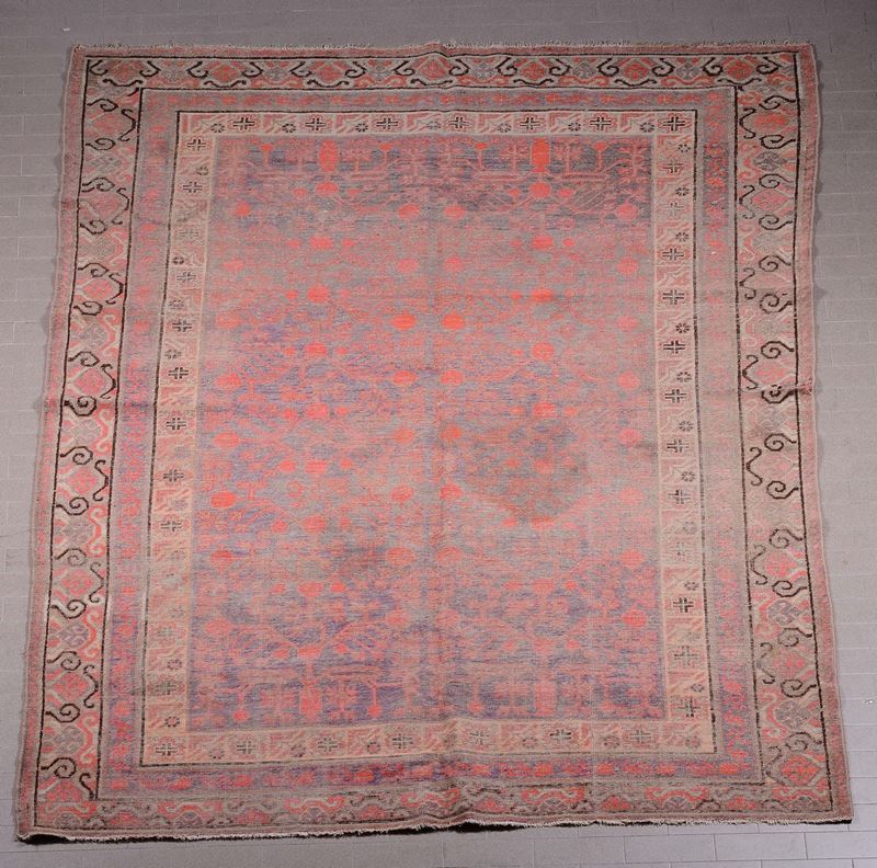 Tappeto Est Turkestan Samarcanda inizio XX secolo  - Auction Fine art - II - Cambi Casa d'Aste