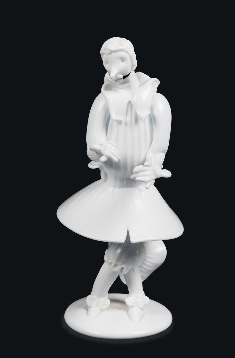 Fulvio Bianconi Venini, Murano, 1957 ca Figurina serie Grotteschi  - Asta Murano, XX secolo. 150 vetri da collezionare - I - Cambi Casa d'Aste