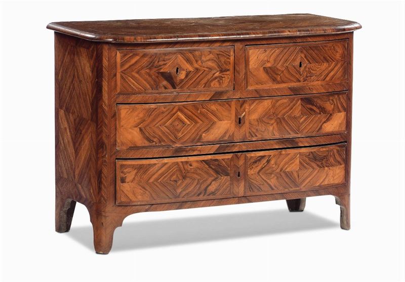 Comoncino interamente lastronato, Piemonte fine XVIII secolo  - Auction Fine art - II - Cambi Casa d'Aste