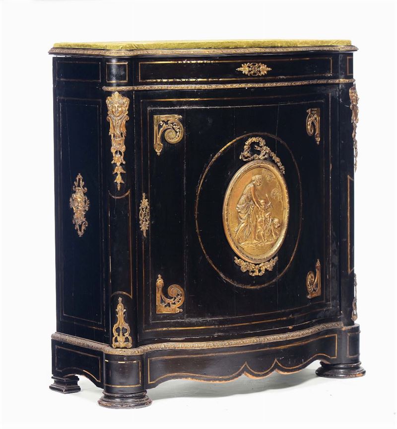 Credenza Napoleone III ad un’anta  - Auction Fine art - II - Cambi Casa d'Aste