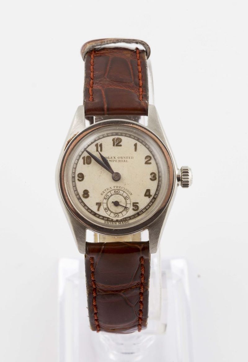 ROLEX, Oyster, Imperial, Extra Precision, orologio da polso, in acciaio, a carica manuale. Realizzato nel 1940 circa  - Auction Watches and Pocket Watches - Cambi Casa d'Aste