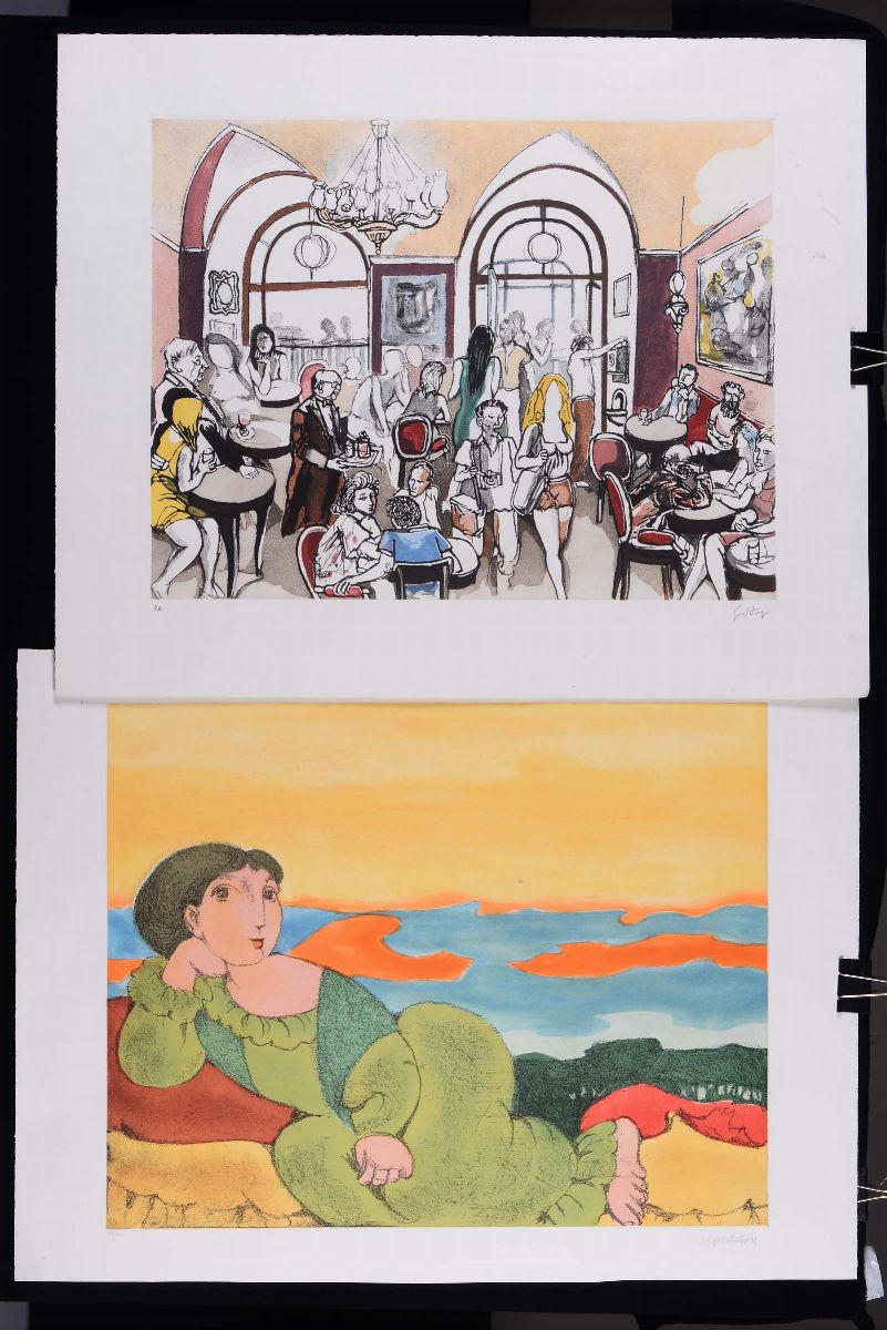 Lotto di Litografie
