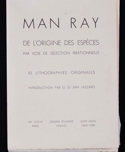 Man Ray (1890-1976)de L’origine Des Especes