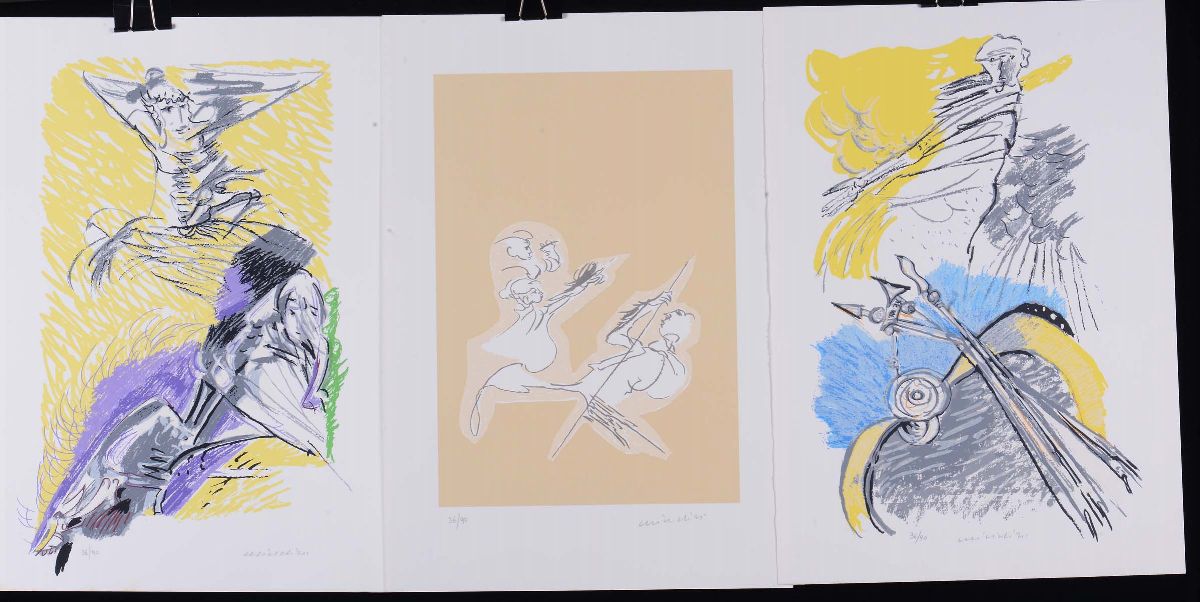Lotto di Litografie