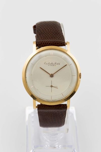 Constantina Watch, Orologio da Polso, in Oro Giallo 18k, a Carica Manuale. Realizzato nel 1950 Ci...