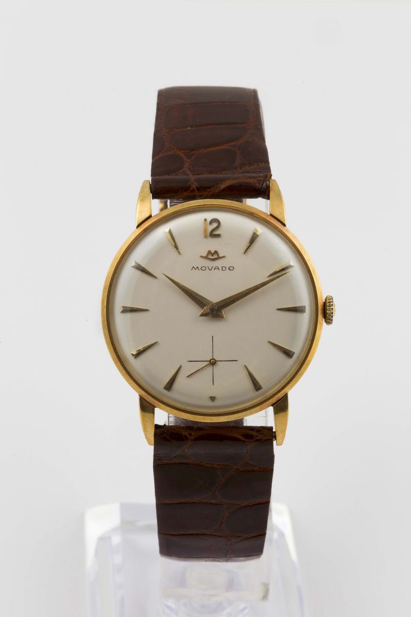 MOVADO, orologio da polso, in oro giallo 18K, a carica manuale. Realizzato nel 1960 circa  - Auction Watches and Pocket Watches - Cambi Casa d'Aste