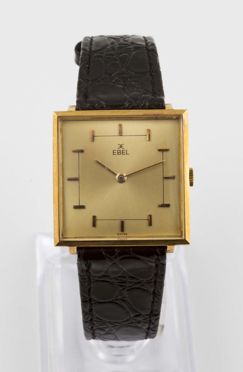 EBEL, orologio da polso, in oro giallo 18K, a carica manuale. Realizzato nel 1960 circa  - Auction Watches and Pocket Watches - Cambi Casa d'Aste