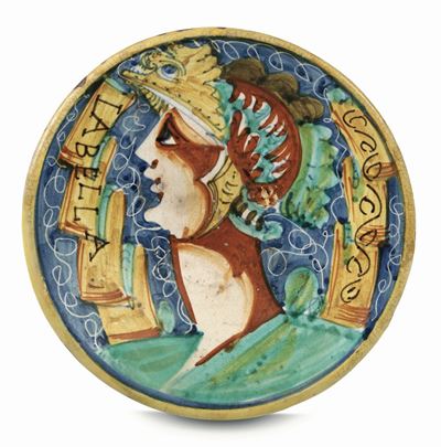 Piatto Alto Lazio, Bottega della Fine del XVI Inizio del XVII Secolo