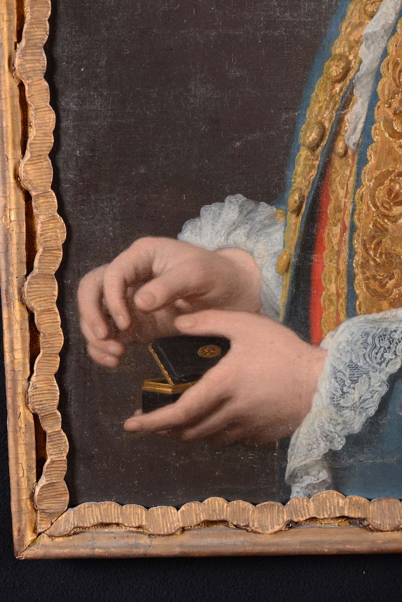 Scuola Francese del XVIII Secoloritratto di Gentiluomo