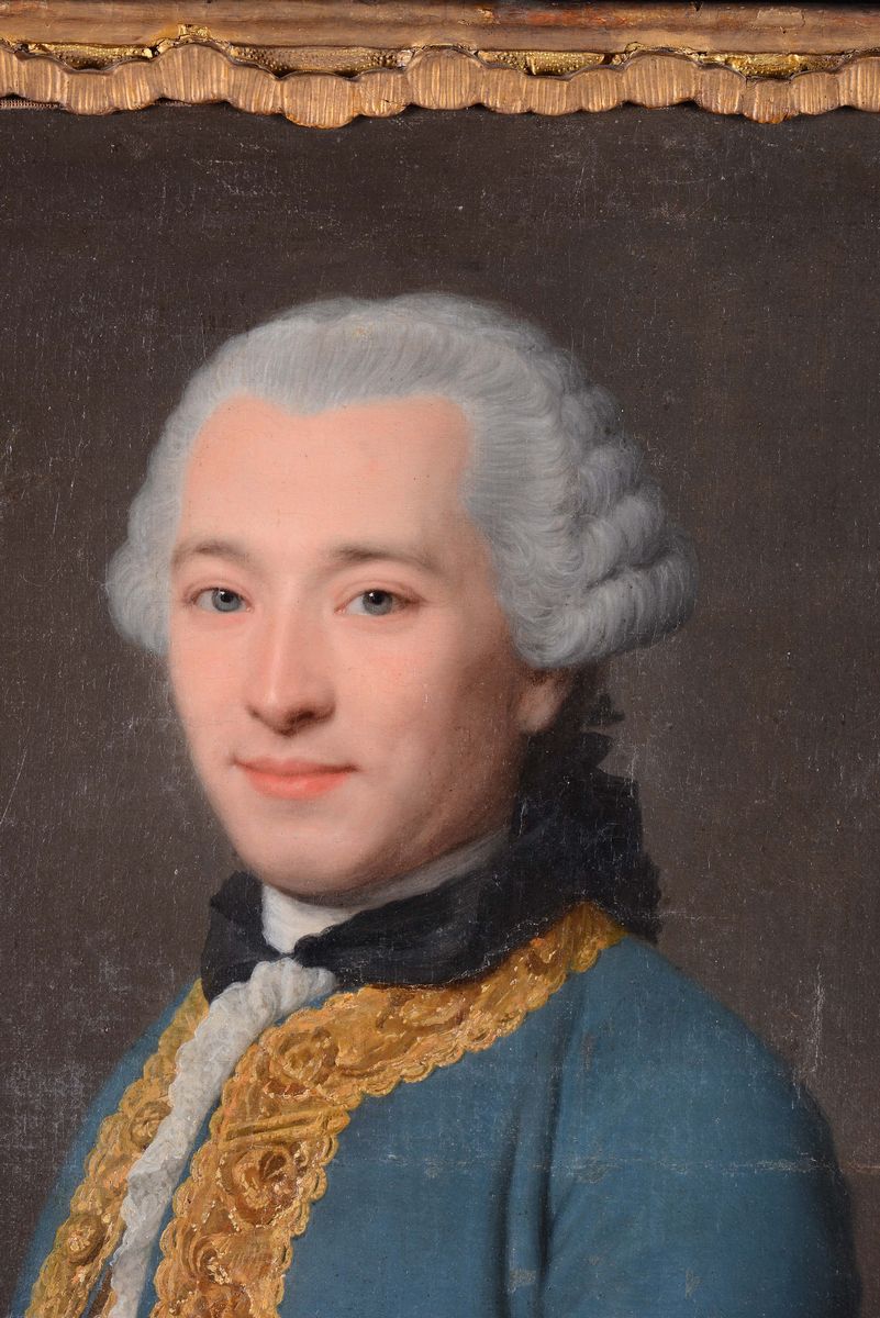 Scuola Francese del XVIII Secoloritratto di Gentiluomo