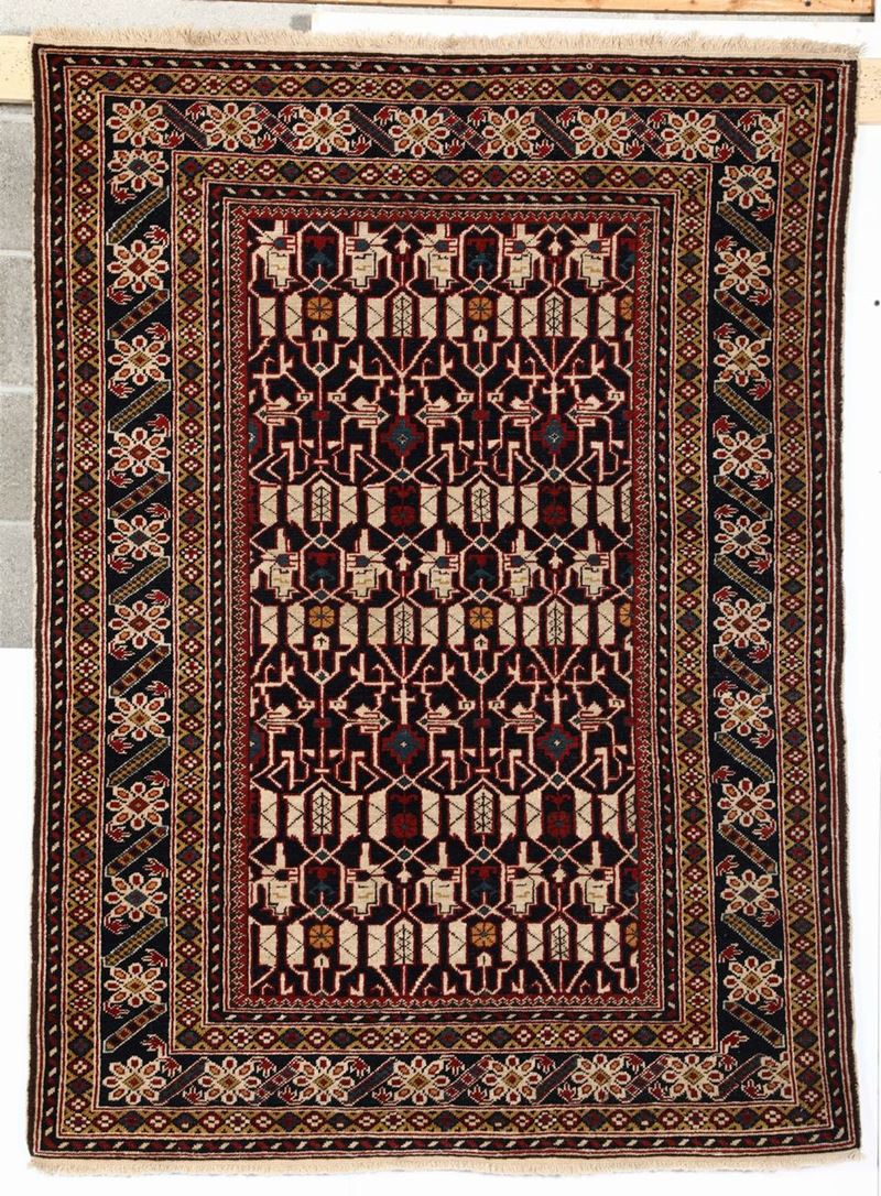 Tappeto caucasico shirvan tchi tchi inizio XX secolo  - Auction Fine art - II - Cambi Casa d'Aste