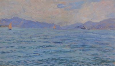 Ruggero Focardi (1864-1934)veduta Costiera