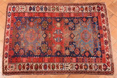 Tappeto Caucasico Shirvan Fine XIX Inizio XX Secolo