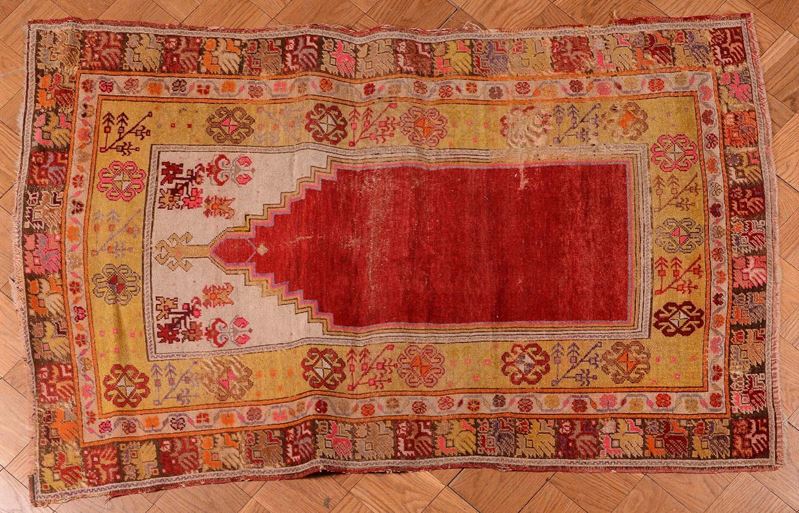 Tappeto anatolico inizio XX secolo  - Auction Ancient Carpets - Cambi Casa d'Aste