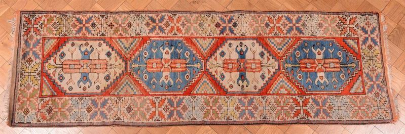 Passatoia anatolica Kars meta XX secolo  - Auction Ancient Carpets - Cambi Casa d'Aste