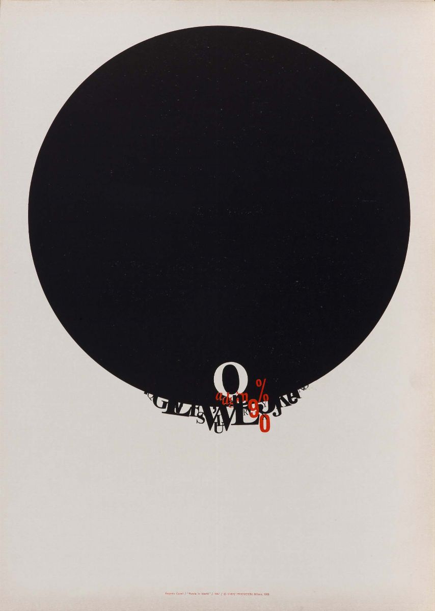 Otto Manifesti di Poesia Sperimentale Realizzati da Ed912 Produzioni, Milano 1967-1968