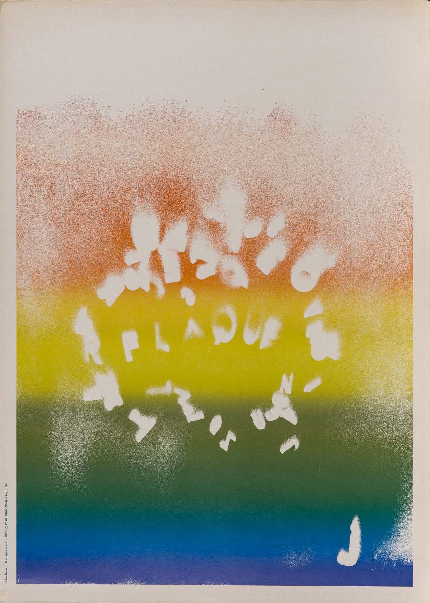 Otto Manifesti di Poesia Sperimentale Realizzati da Ed912 Produzioni, Milano 1967-1968