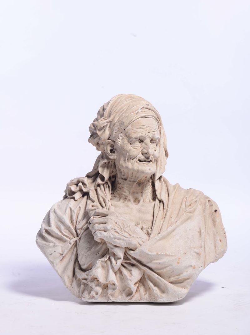 Scultore Ignoto del XIX secolo Anziana  - Asta Antiquariato - II - Cambi Casa d'Aste