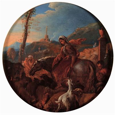 Giovanni Benedetto Castiglione Detto il Grechetto (genova 1609 - Mantova 1664) Ambito Discena Buc...