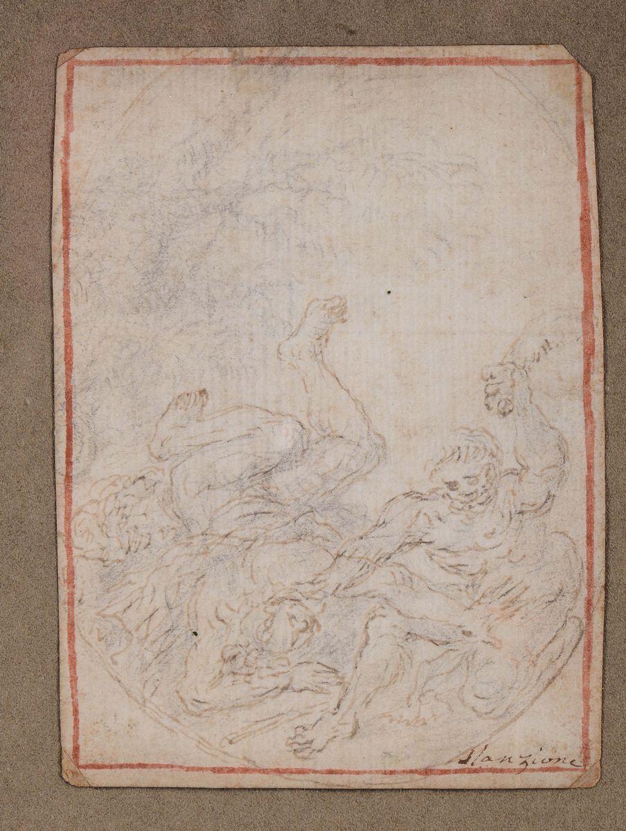 Massimo Stanzione (1585-1656), Attribuito Ascena Mitologica