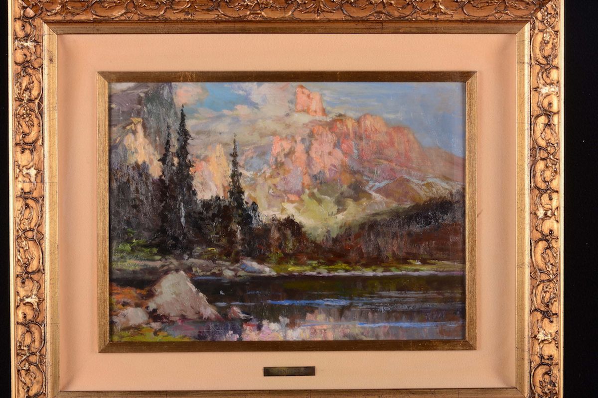 Cesare Bentivoglio (1868-1952)lago di Misurina, Lago di Carezza