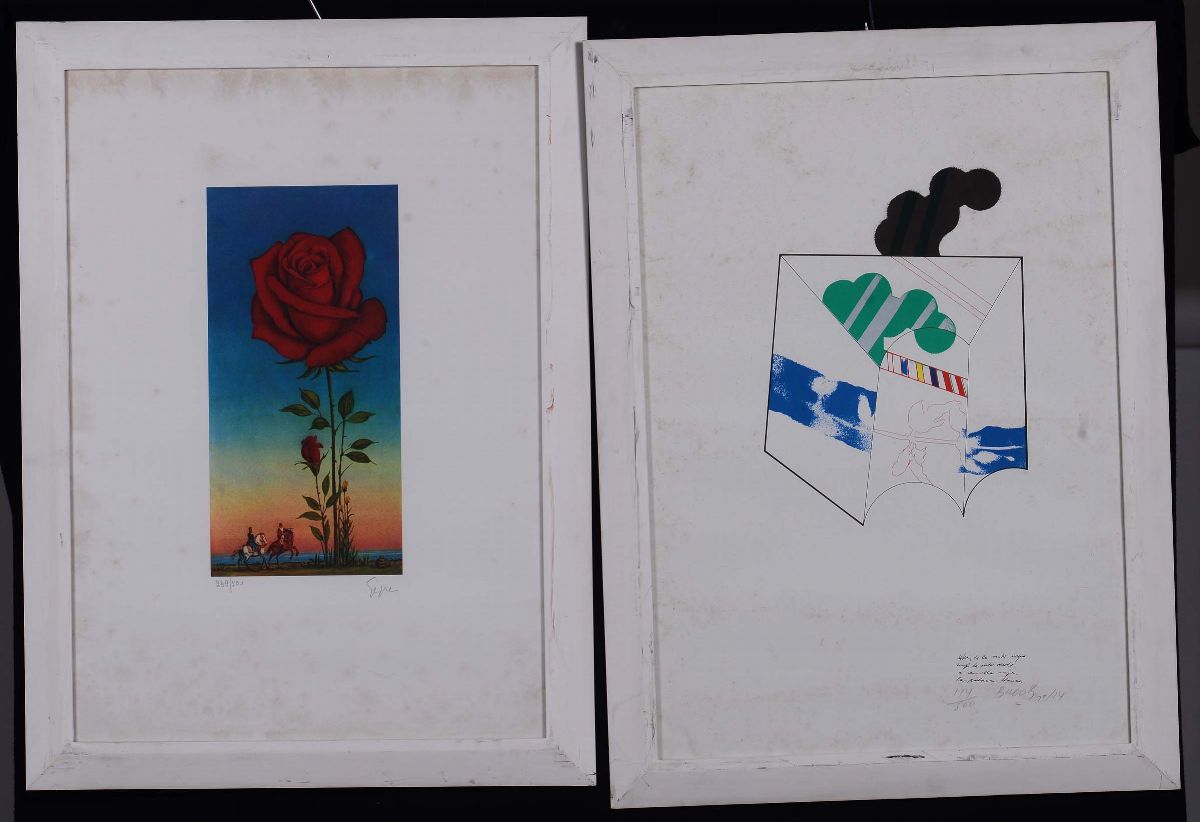 Lotto di Quattro Litografie