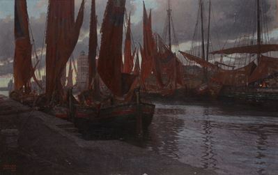 Ubaldo Dapino (1894-1970)veduta di Porto, 1930
