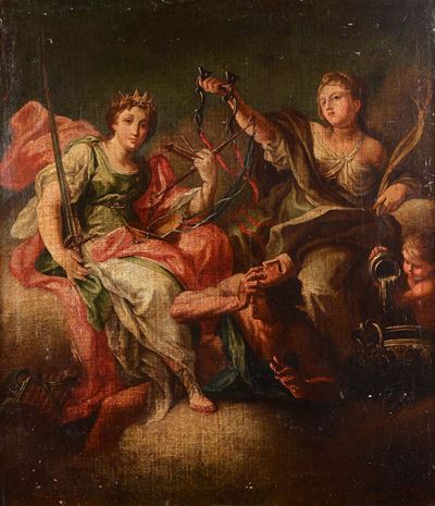Scuola del XVIII Secoloscena Mitologica