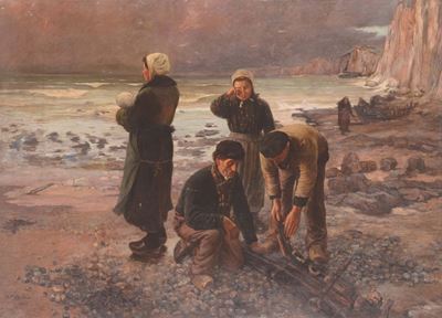 Henri Ferdinand Bellan (1870-1922)il Relitto, 1920