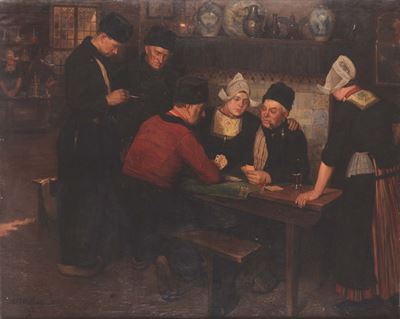 Henri Ferdinand Bellan (1870-1922)i Giocatori, 1912