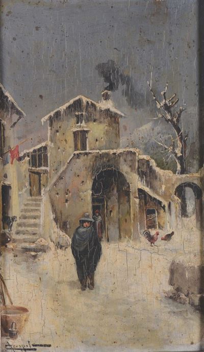Antonio Coppola (1850-1902)la Nevicata