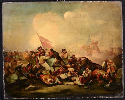 Anonimo del XIX Secolobattaglia
