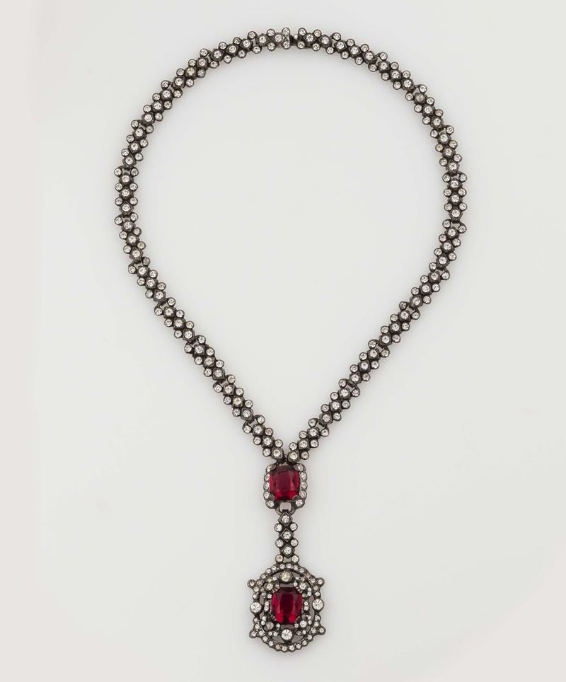 Collana con pendente, manifattura americana anni '50  - Asta Vintage, Gioielli e Bijoux - Cambi Casa d'Aste