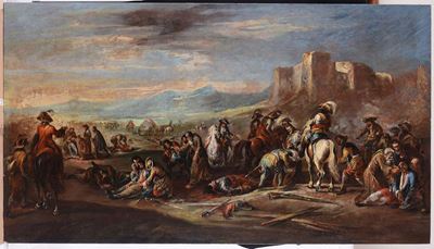 Francesco Simonini (parma 1686 - Venezia o Firenze 1755)dopo la Battaglia