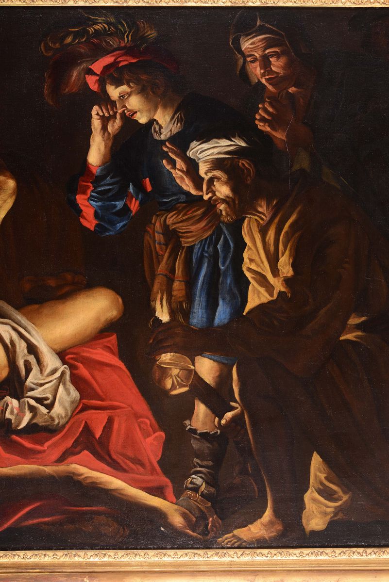 Matthias Stom Detto Stomer (amersfoort 1600 - Sicilia 1650), Attribuito Amorte di Catone