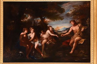 Scuola Emiliana XVIII Secoloil Giudizio di Paride