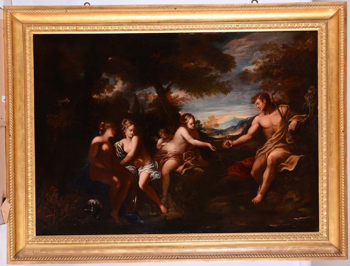 Scuola Emiliana XVIII Secoloil Giudizio di Paride