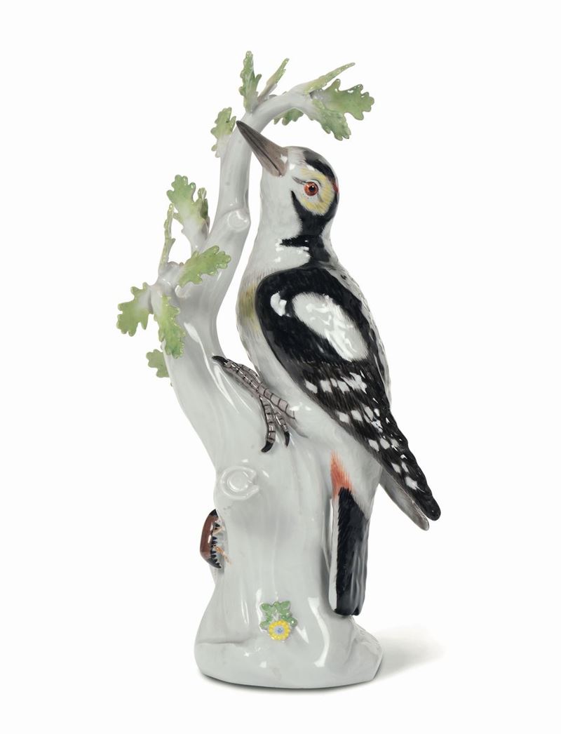 Figurina di picchio Meissen, XX secolo  - Auction Majolica and Porcelain - Cambi Casa d'Aste
