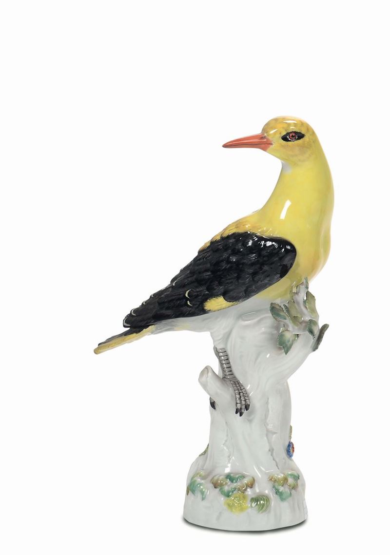 Figurina di rigogolo Meissen, XX secolo  - Auction Collectors' European Porcelains - Cambi Casa d'Aste