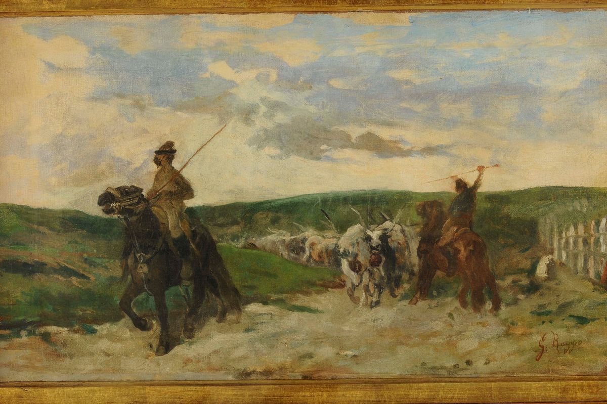 Giuseppe Raggio (1823-1916)butteri