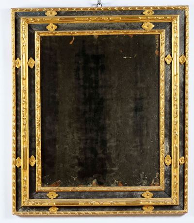 Specchiera in Legno Intagliato e Dorato, XVIII-XIX Secolo