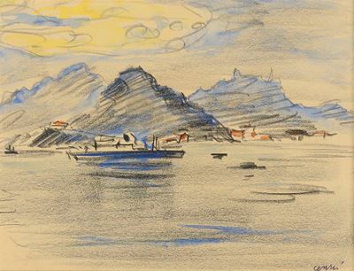 Renato Cenni (1906-1977)veduta Costiera