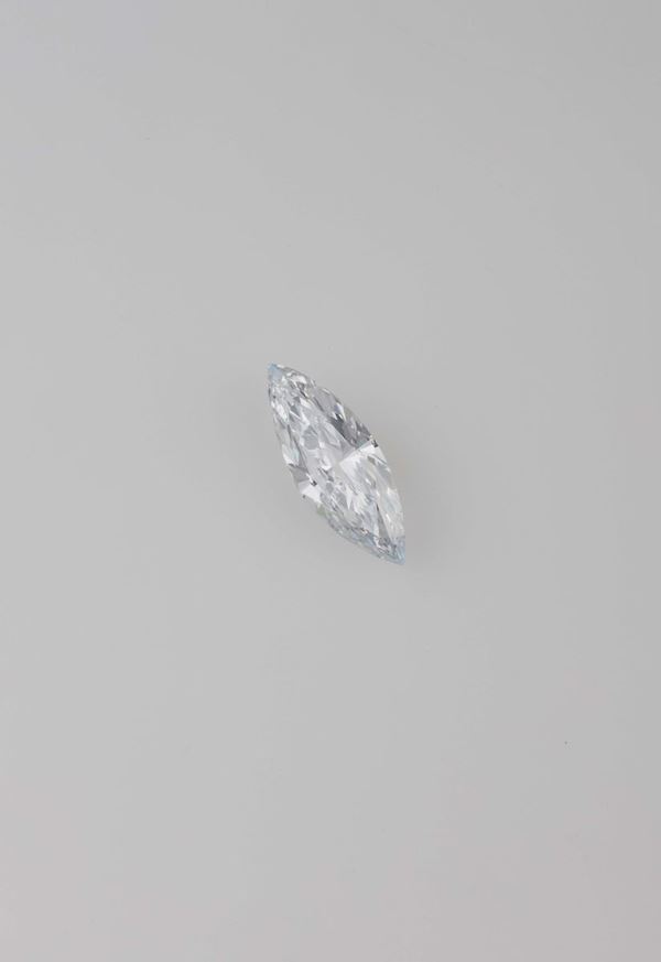 Unmounted marquise-shaped diamond weighing 5.63 carats