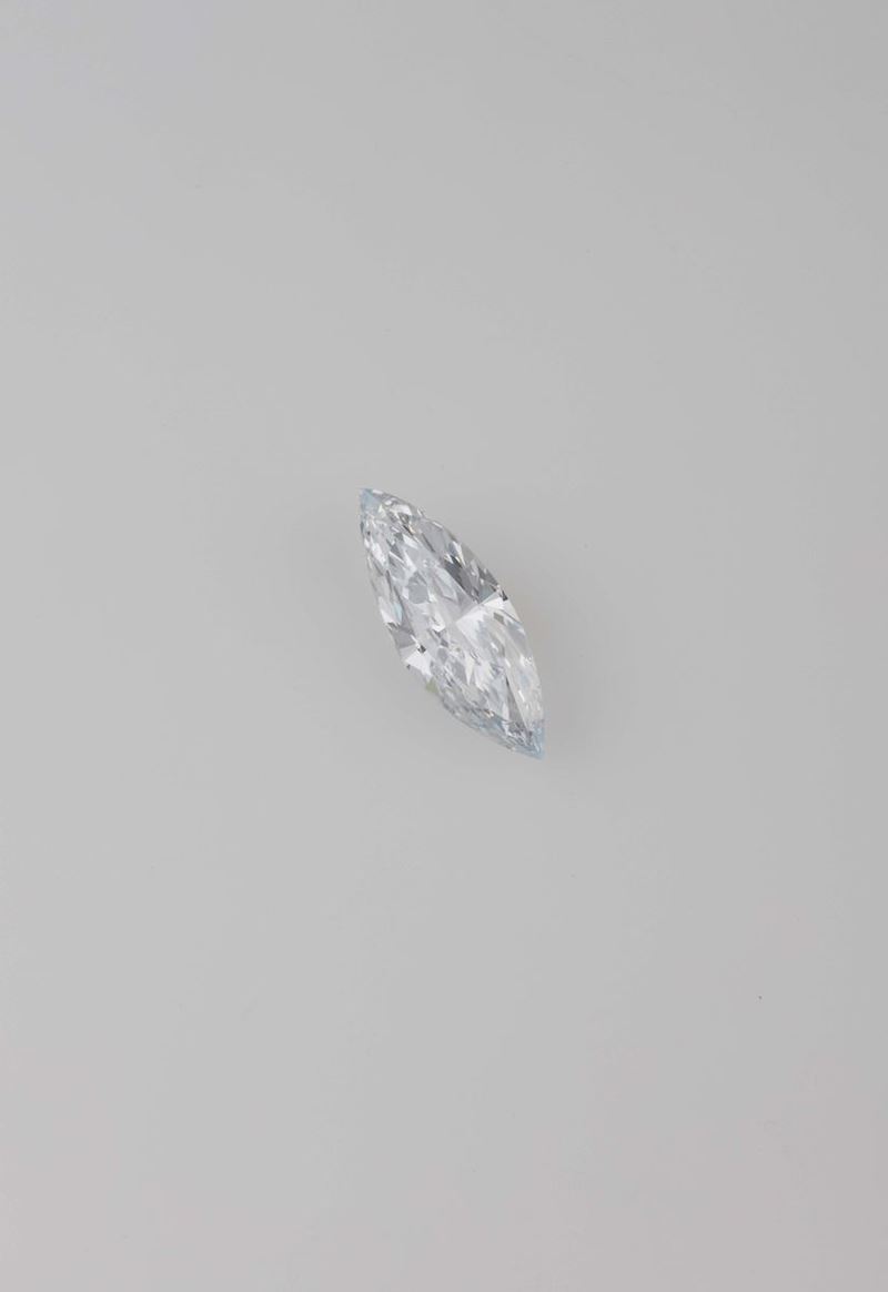 Unmounted marquise-shaped diamond weighing 5.63 carats  - Auction Fine Jewels - II - Cambi Casa d'Aste