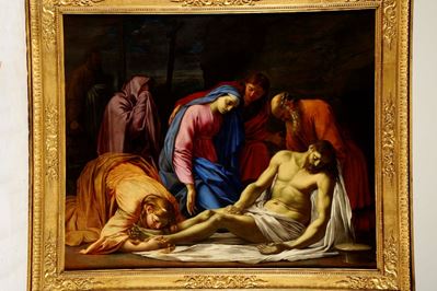 Eustache le Sueur (parigi 1617-1655)la Deposizione