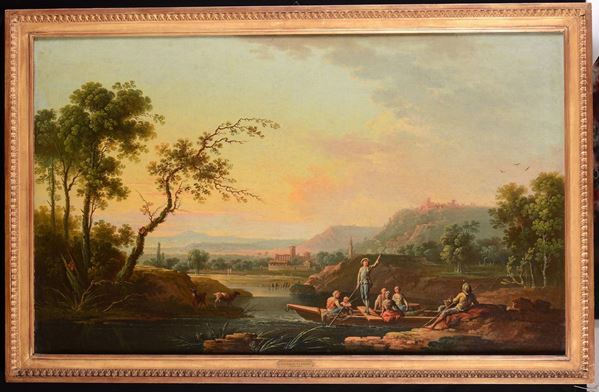 Jean Baptiste Claudot (Badonviller 1733 - Nancy 1805) Paesaggi romani