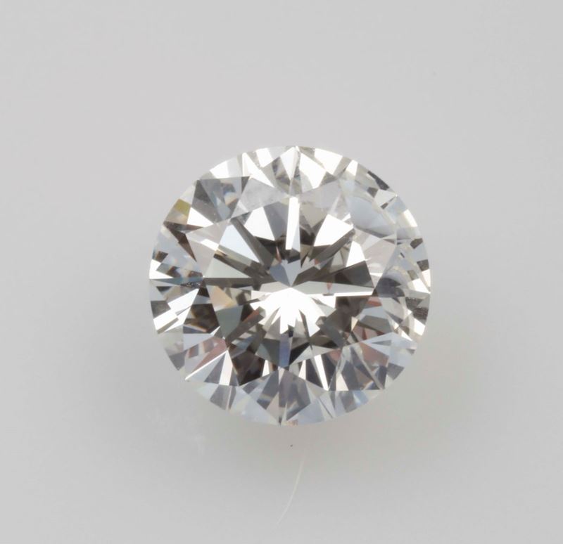 Diamante taglio a brillante di ct 2,78, colore J, caratteristiche interne VS1  - Asta Fine Jewels - II - Cambi Casa d'Aste