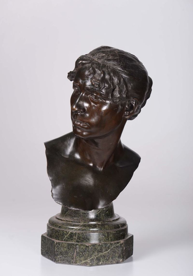 Scultore napoletano del XIX secolo Busto femminile  - Asta Antiquariato - II - Cambi Casa d'Aste